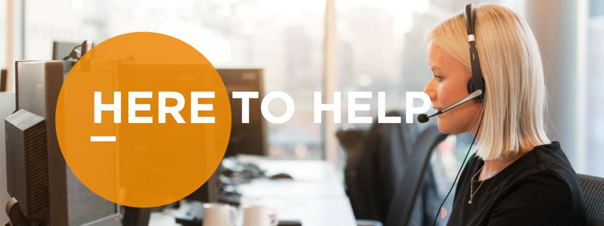 Here to help