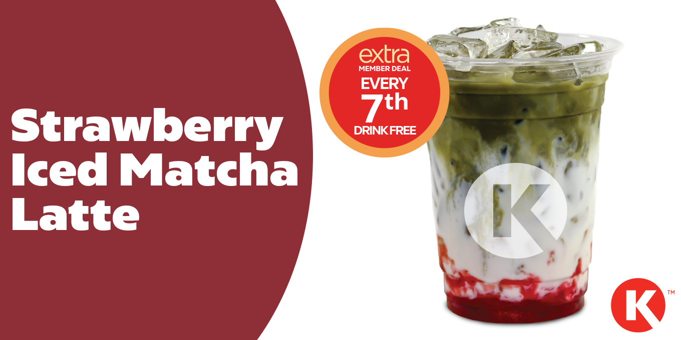 Introducing the new Iced Strawberry Matcha Latte available at Circle K ...
